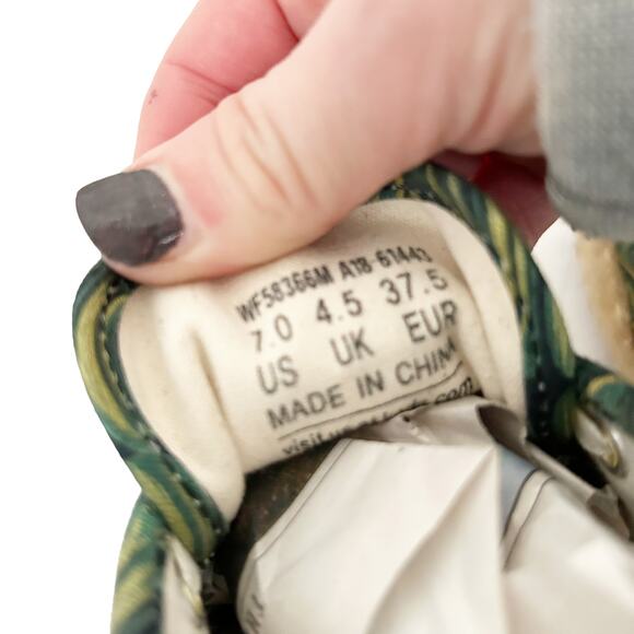 Keds Palm Leaves Print Platform Espadrille Sneakers Sz 7 - Picture 8 of 9